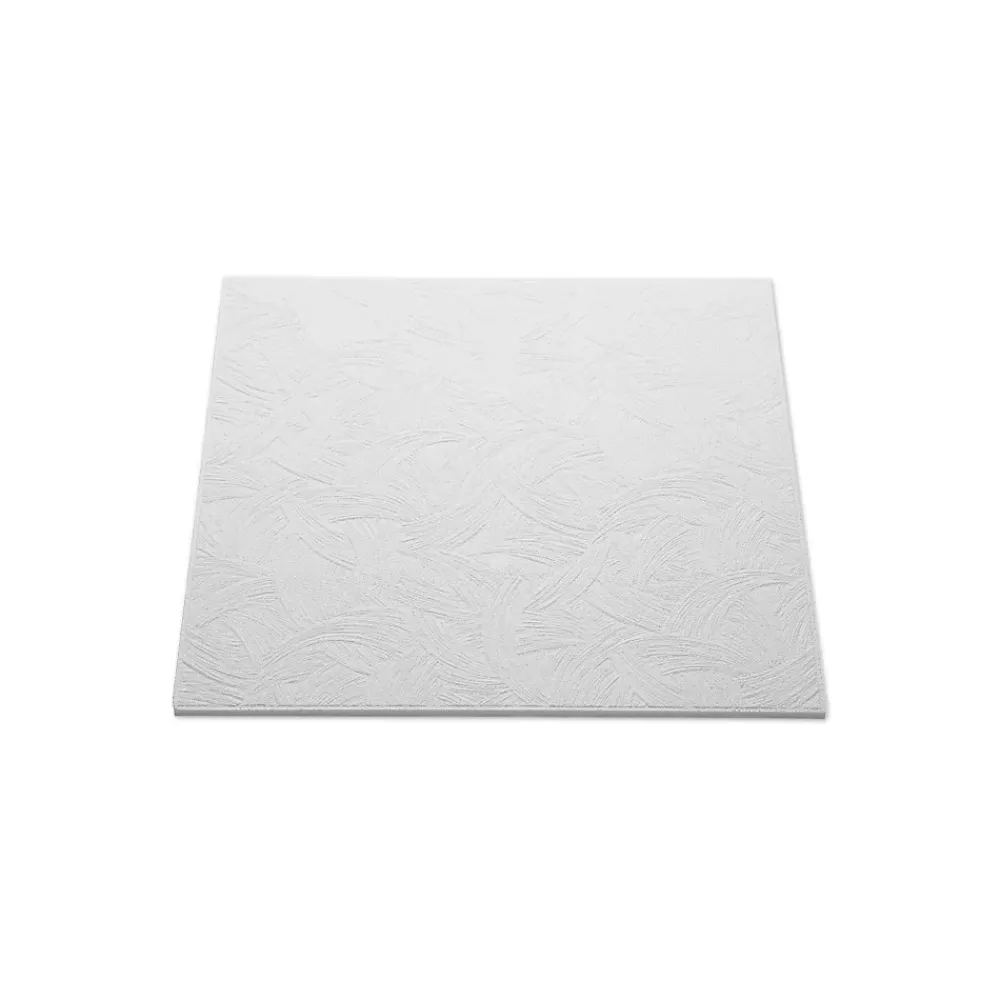 Decoflair T133 Dalle de plafond Polystyrène expansé 10 x 500 x 500 - 8 pièces- Moulure Et Rosace De Plafond