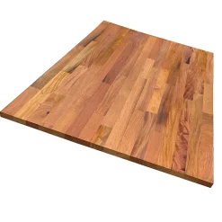 Forestea Tablette acajou massif huilé lamellé collé abouté 2000 x 600 x 18 mm- Tablette Bois Et Mélaminé