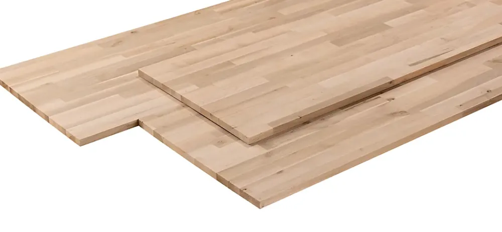 PX Tablette aulne lamellé collé, L.200cm x l.40 cm x Ep.18 mm- Tablette Bois Et Mélaminé