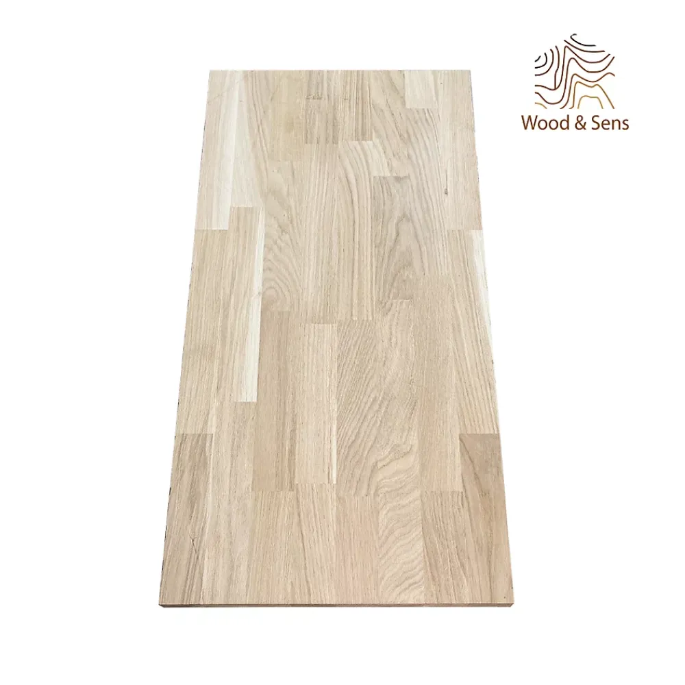 Wood&Sens Tablette Bois Et Mélaminé<Tablette Chêne Massif Abouté, L.80 cm x l.40 cm, Ep.18 mm
