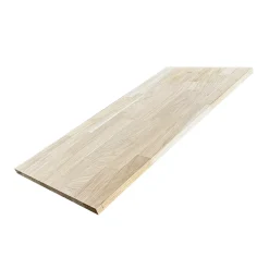 Wood&Sens Tablette Bois Et Mélaminé<Tablette Chêne Massif Abouté, L.80 cm x l.30 cm, Ep.18 mm
