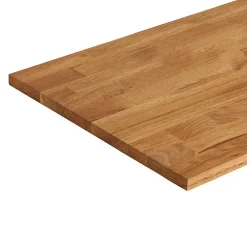 Forestea Tablette chêne massif huilé lamellé collé abouté 2000 x 500 x 18 mm- Tablette Bois Et Mélaminé