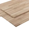 Tablette en chêne massif marron 40 x 200 cm, ép.18 mm- Tablette Bois Et Mélaminé