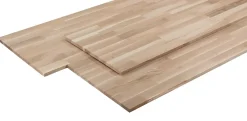 Tablette en chêne massif marron 40 x 200 cm, ép.18 mm- Tablette Bois Et Mélaminé