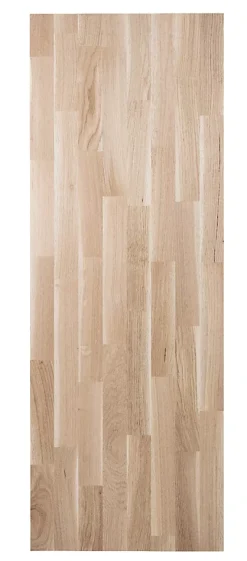 Tablette en chêne massif marron 50 x 120 cm, ép.18 mm- Tablette Bois Et Mélaminé