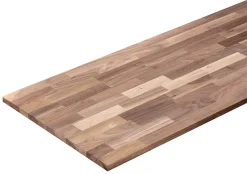 Tablette en noyer massif marron 40 x 200 cm, ép.18 mm- Tablette Bois Et Mélaminé