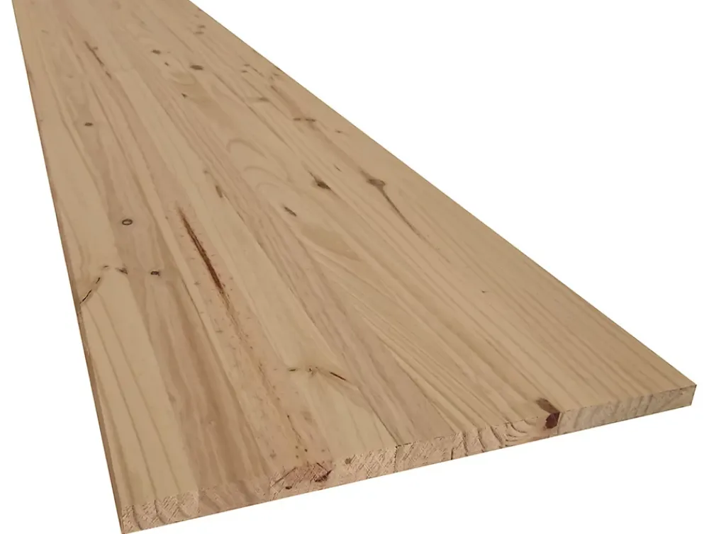 Tablette en pin massif 30 x 200 cm, ép.18 mm PPA18300- Tablette Bois Et Mélaminé