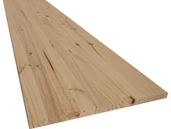 Tablette en pin massif 60 x 200 cm, ép.18 mm PPA18600- Tablette Bois Et Mélaminé