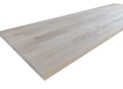 Wood&Sens Tablette Bois Et Mélaminé<Tablette Frêne bois massif, L.120 x l.40 cm, Ep.18 mm