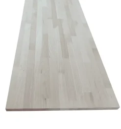Wood&Sens Tablette Bois Et Mélaminé<Tablette Frêne bois massif, L.120 x l.40 cm, Ep.18 mm
