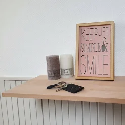 Wood&Sens Tablette Hêtre Massif Lamellé Collé Abouté, L.120 cm x l.40 cm, Ep.18 mm- Tablette Bois Et Mélaminé