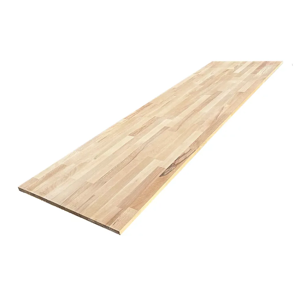 Wood&Sens Tablette Bois Et Mélaminé<Tablette Hêtre Massif Lamellé Collé Abouté, L.200 cm x l.60 cm, Ep.18 mm