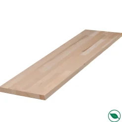 Forestea Tablette hêtre massif lamellé collé abouté 800 x 400 x 18 mm- Tablette Bois Et Mélaminé