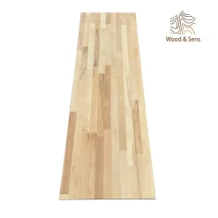 Wood&Sens Tablette Bois Et Mélaminé<Tablette Hêtre Massif Lamellé Collé Abouté, L.120 cm x l.30 cm, Ep.18 mm