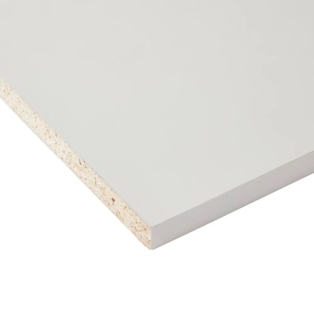 Tablette mélaminé blanc 60 x 250 cm, ép.1,8 cm- Tablette Bois Et Mélaminé