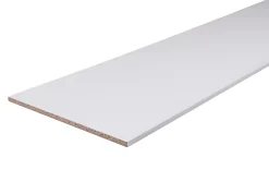Tablette mélaminé blanc 60 x 250 cm, ép.1,8 cm- Tablette Bois Et Mélaminé