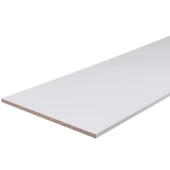 Tablette mélaminé blanc 30 x 200 cm, ép.1,6 cm- Tablette Bois Et Mélaminé
