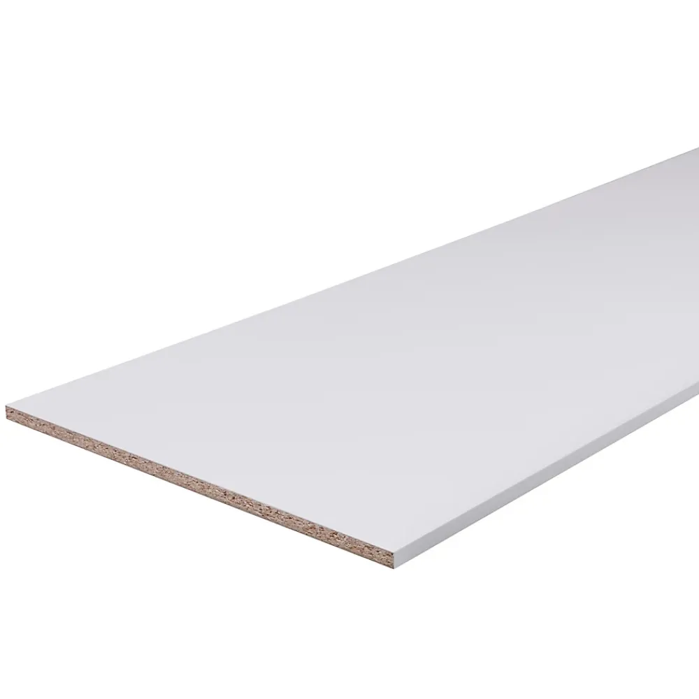 Tablette Bois Et Mélaminé<Tablette mélaminé blanc, 200 x 20 cm, ép.16 mm