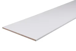 Tablette mélaminé blanc 40 x 200 cm, ép.1,6 cm- Tablette Bois Et Mélaminé