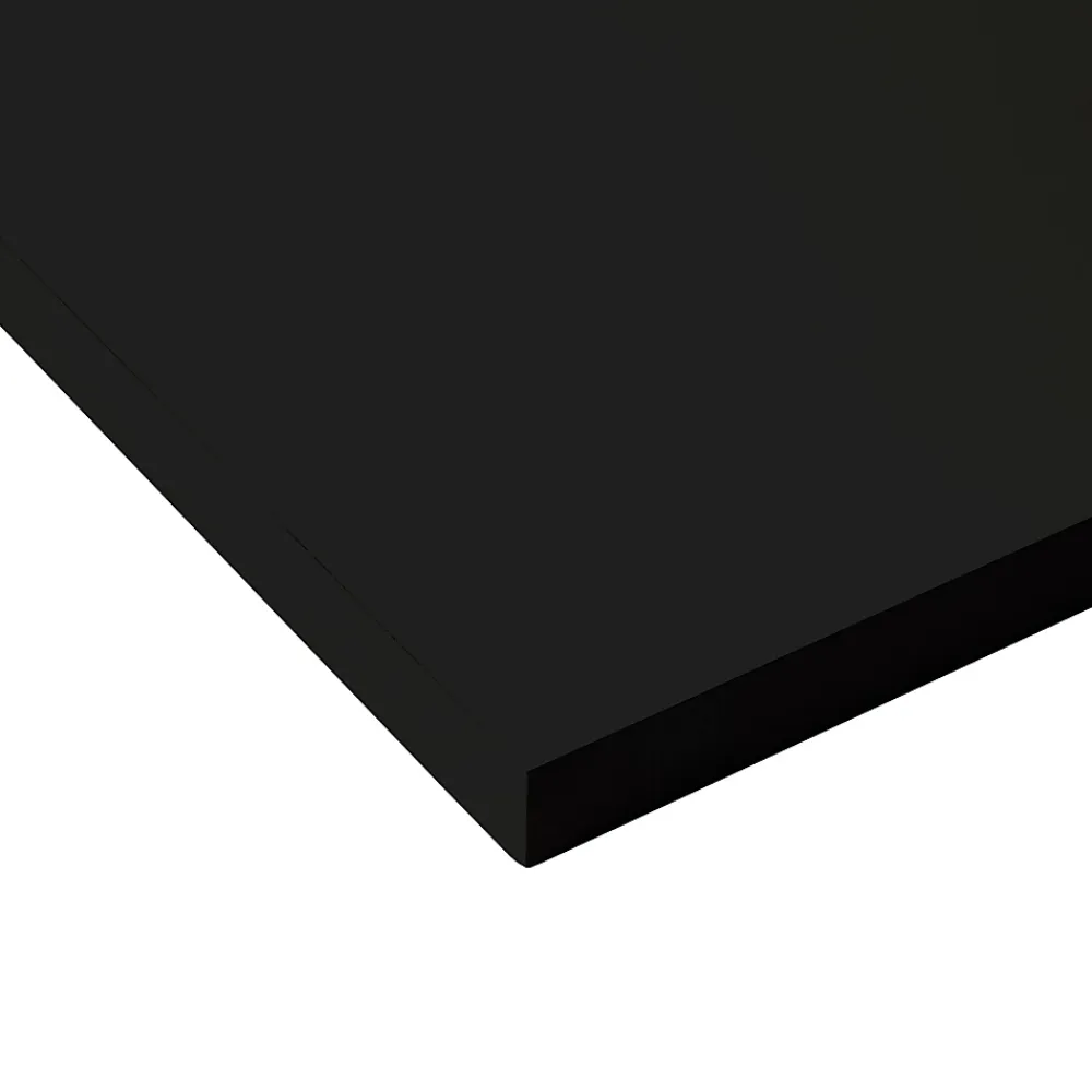 Tablette mélaminé noir Berb 60 x 120 cm,ép.1,8 cm- Tablette Bois Et Mélaminé