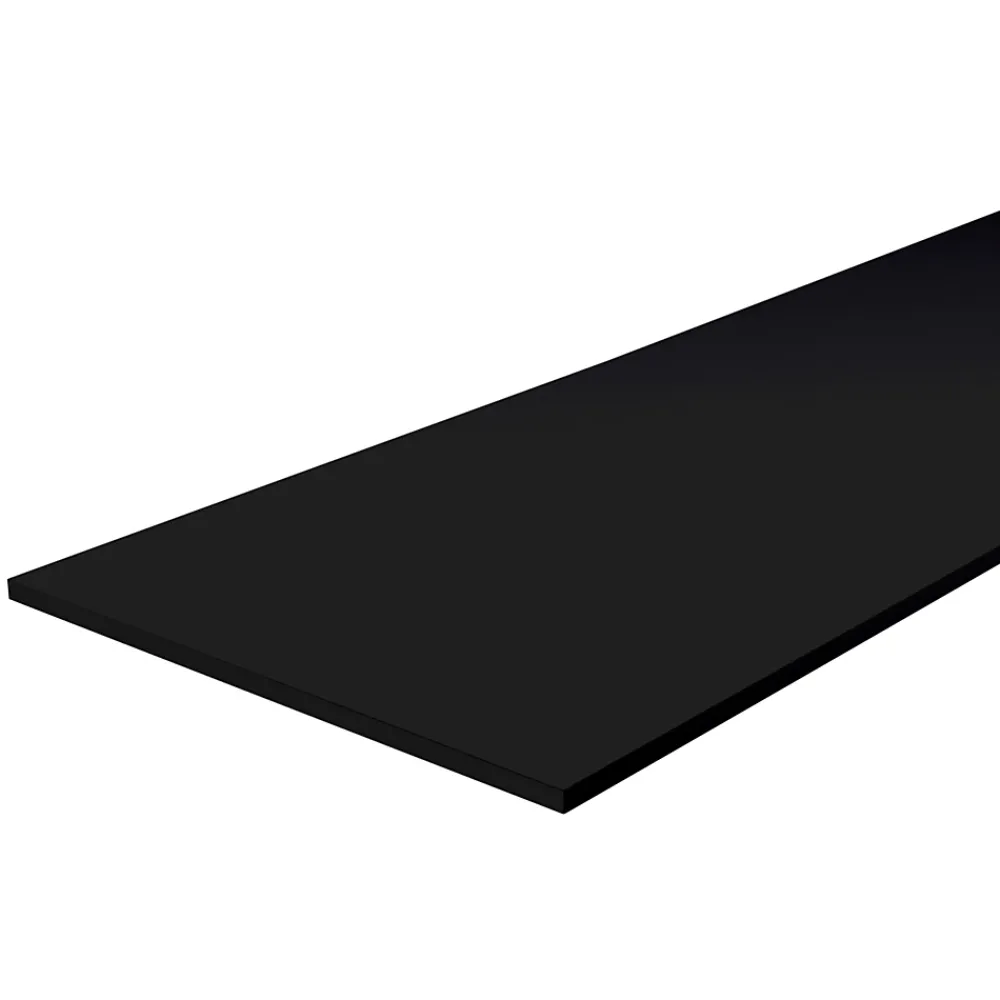 Tablette Bois Et Mélaminé<Tablette mélaminé noir Berb 40 x 120 cm,ép.1,8 cm