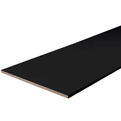 Tablette Bois Et Mélaminé<Tablette mélaminé noir Berb 60 x 250 cm,ép.1,8 cm
