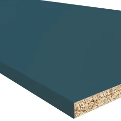 Tablette Bois Et Mélaminé|Panneau Décoratif En Bois<Tablette mélaminée Ninna couleur bleu abysse 250x50x1.8 Cm