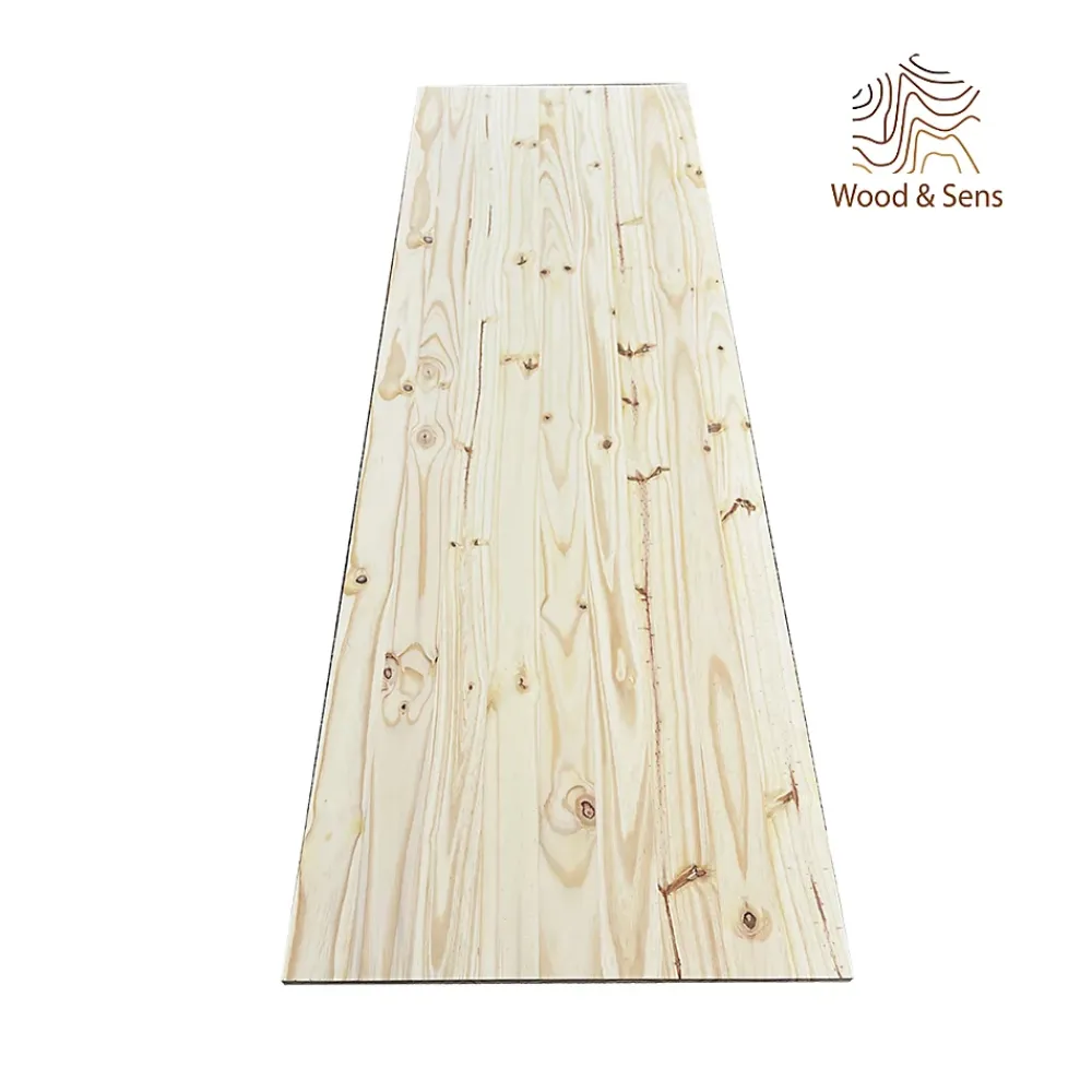 Wood&Sens Tablette Bois Et Mélaminé<Tablette Pin noueux, L.200 cm x l.60 cm, Ep.18 mm