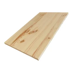 Wood&Sens Tablette Pin Rustique bois massif, L.80 x l.40 cm x Ep.22 mm- Tablette Bois Et Mélaminé