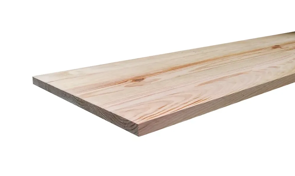 Wood&Sens Tablette Bois Et Mélaminé<Tablette Pin Rustique bois massif, L.240 x l.40 cm, Ep.22 mm