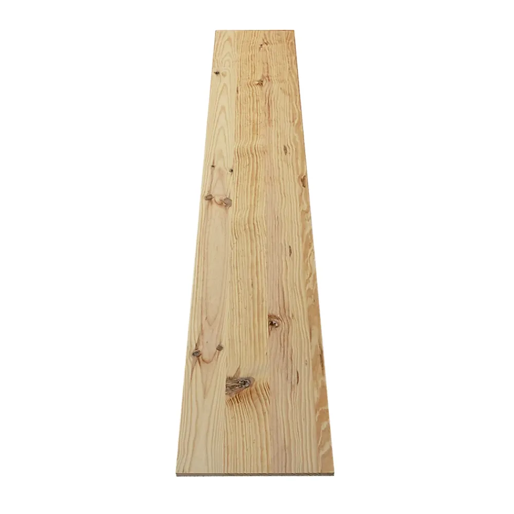 Wood&Sens Tablette Pin Rustique bois massif, L.120 x l.30 cm, Ep.22 mm- Tablette Bois Et Mélaminé