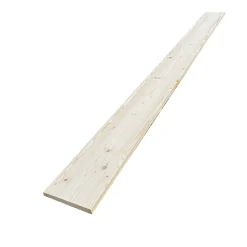 Wood&Sens Tablette Sapin bois massif, L.250 x l.20 cm, Ep.21 mm- Tablette Bois Et Mélaminé
