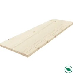 Forestea Tablette sapin massif lamellé collé abouté 2000 x 200 x 18 mm- Tablette Bois Et Mélaminé