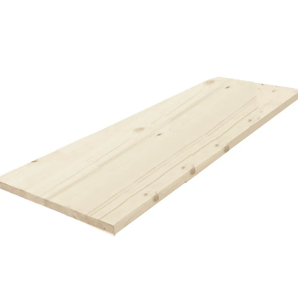 Forestea Tablette Bois Et Mélaminé<Tablette sapin massif lamellé collé abouté 1200 x 200 x 18 mm