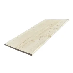 Wood&Sens Tablette Sapin Rustique, L.80 cm x l.40 cm, Ep.18 mm- Tablette Bois Et Mélaminé