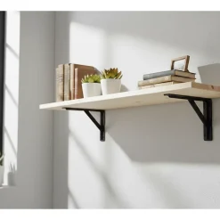 Wood&Sens Tablette Sapin Rustique, L.80 cm x l.40 cm, Ep.18 mm- Tablette Bois Et Mélaminé
