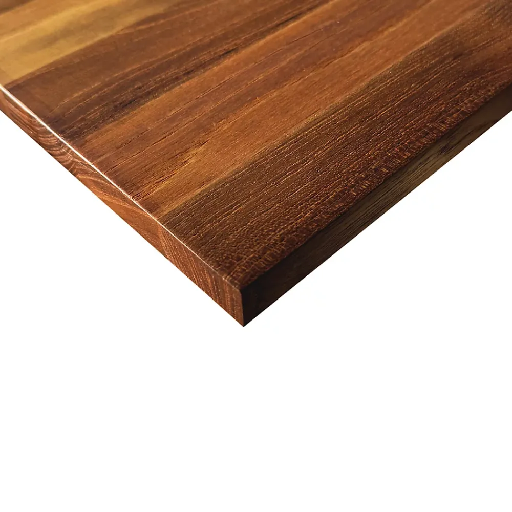 Wood&Sens Tablette Teck huilé bois massif, L.200 x l.40 cm, Ep.18 mm- Tablette Bois Et Mélaminé