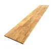 Wood&Sens Tablette Bois Et Mélaminé<Tablette Teck Massif Abouté, L.200 cm x l.30 cm, Ep.18 mm