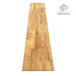 Wood&Sens Tablette Bois Et Mélaminé<Tablette Teck Massif Abouté, L.200 cm x l.30 cm, Ep.18 mm