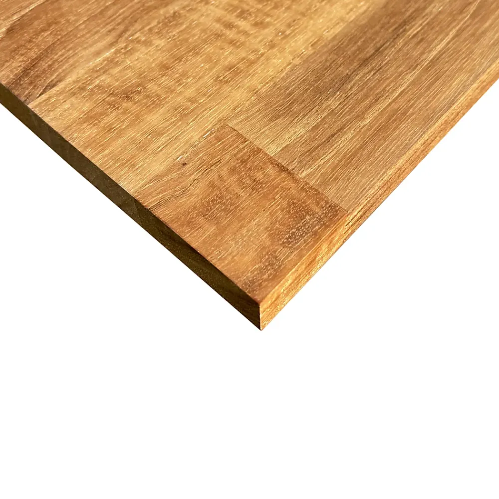 Wood&Sens Tablette Bois Et Mélaminé<Tablette Teck Massif Abouté, L.200 cm x l.30 cm, Ep.18 mm