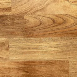 Wood&Sens Tablette Bois Et Mélaminé<Tablette Teck Massif Abouté, L.200 cm x l.30 cm, Ep.18 mm