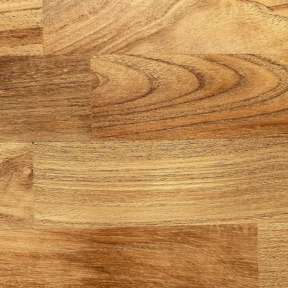 Wood&Sens Tablette Bois Et Mélaminé<Tablette Teck Massif Abouté, L.200 cm x l.30 cm, Ep.18 mm