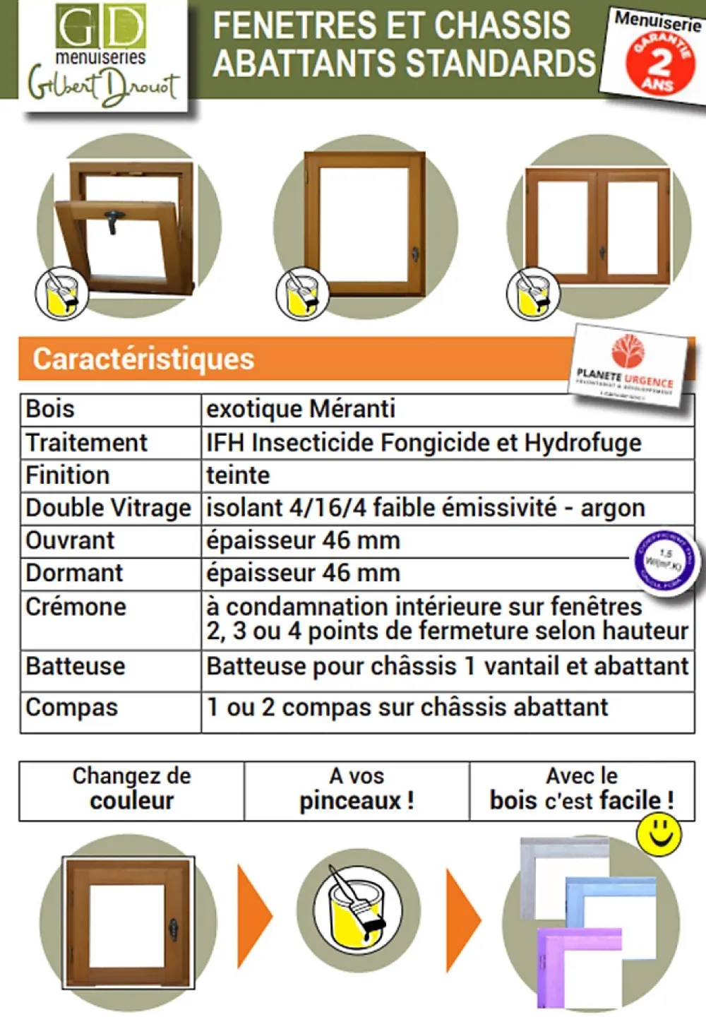 Gd Menuiseries Tapee De Fenetre Long 1900 Mm Pour Isolation De 100 Mm (prix D1 Longueur D 1,90m)- Fenêtre Bois