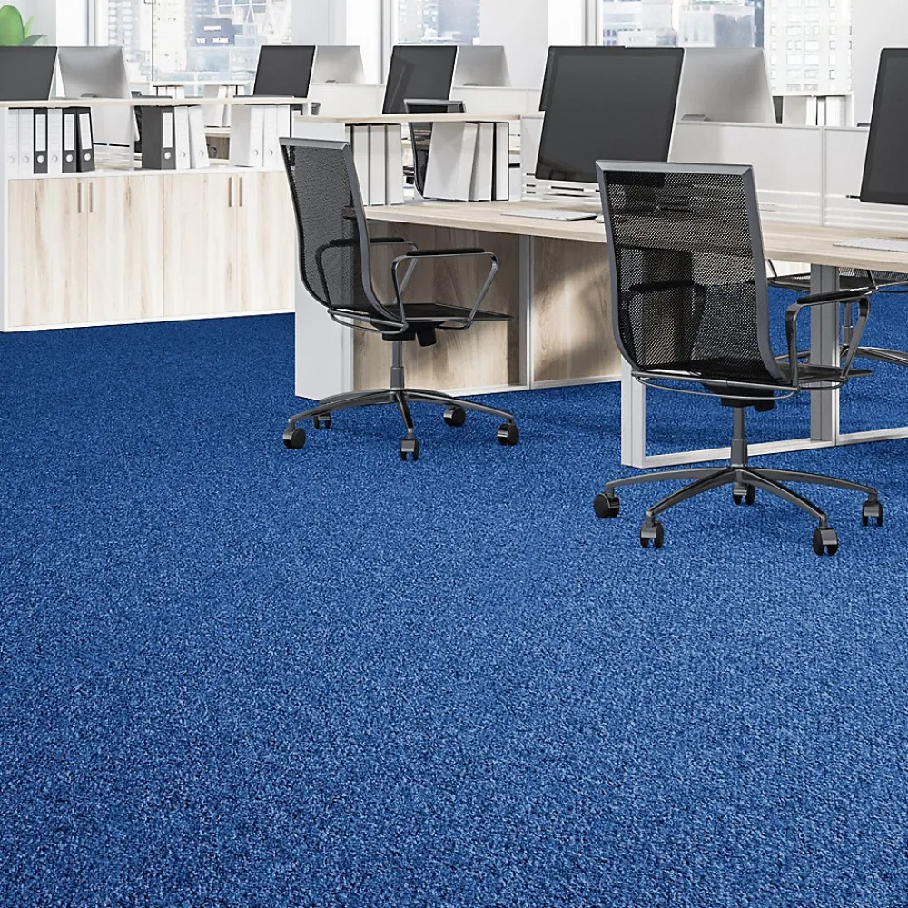 Floordirekt Tapis de couloir Pour Événement Malta Bleu foncé 200 x 100 cm -- Moquette|Moquette