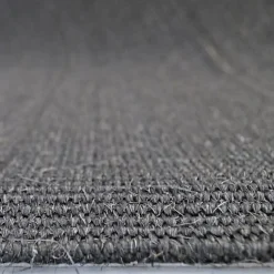 Décoweb Tapis de passage en sisal couloir et escalier - Anthracite - Echantillon 15 x 20 cm- Sisal Et Jonc De Mer|Sisal Et Jonc De Mer