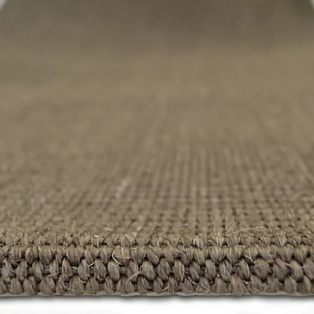 Décoweb Tapis de passage en sisal couloir et escalier - Moka - Echantillon 15 x 20 cm- Sisal Et Jonc De Mer|Sisal Et Jonc De Mer