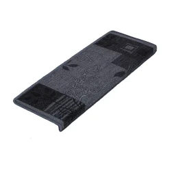 Floordirekt Tapis d'escalier Akzent Gris Rectangulaire 23,5 x 65 cm -- Accessoire D'Escalier