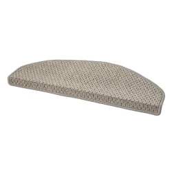 Floordirekt Tapis d'escalier Baleno Beige 23,5 x 65 cm Demi-circulaire -- Accessoire D'Escalier