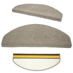 Floordirekt Accessoire D'Escalier<Tapis d'escalier Baleno Beige 23,5 x 65 cm Carré -