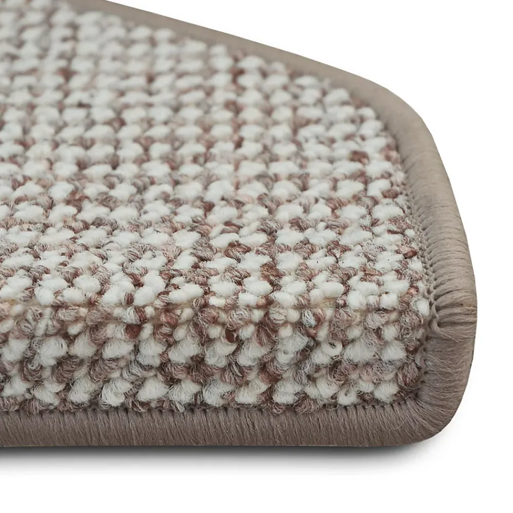 Floordirekt Accessoire D'Escalier<Tapis d'escalier Carlton Demi-circulaire Gris beige 23,5 x 65 cm -